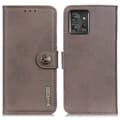 Miniatyrbild 1 av 9: SKALO Motorola ThinkPhone 5G KHAZNEH Premium Plånboksfodral i PU-Läder - Khaki