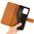 Miniatyrbillede 7 af 9: SKALO Motorola ThinkPhone 5G Premium Wallet Flip Cover - Lys brun