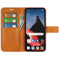 Miniatyrbillede 2 af 9: SKALO Motorola ThinkPhone 5G Premium Wallet Flip Cover - Lys brun