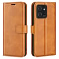 Miniatyrbillede 1 af 9: SKALO Motorola ThinkPhone 5G Premium Wallet Flip Cover - Lys brun