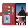 Miniatyrbillede 2 af 6: SKALO Motorola ThinkPhone 5G Premium Wallet Flip Cover - Rød
