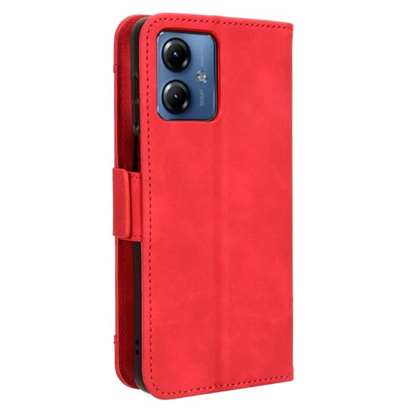 SKALO Motorola Moto G14 6-RUM Pungetaske - Rød
