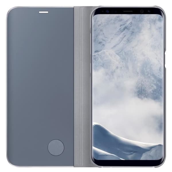 Samsung Clear View Cover Stand S8+ Silver