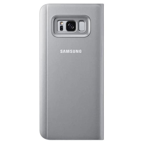 Samsung Clear View Cover Stand S8+ Silver