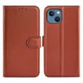 Miniatyrbild 1 av 5: iPhone 15 Plånboksfodral med stativ – Brun