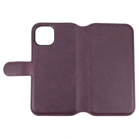 iPhone 15 Plånboksfodral med Magnet RV – Lila