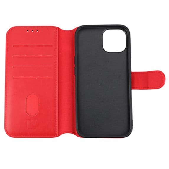 iPhone 15 Plånboksfodral med Magnet RV – Röd