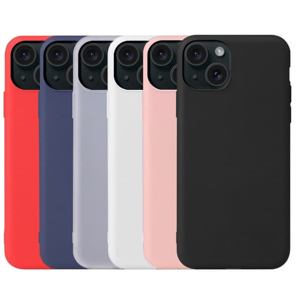 iPhone 15 - Skal/Mobilskal - Lätt & Tunt hvid