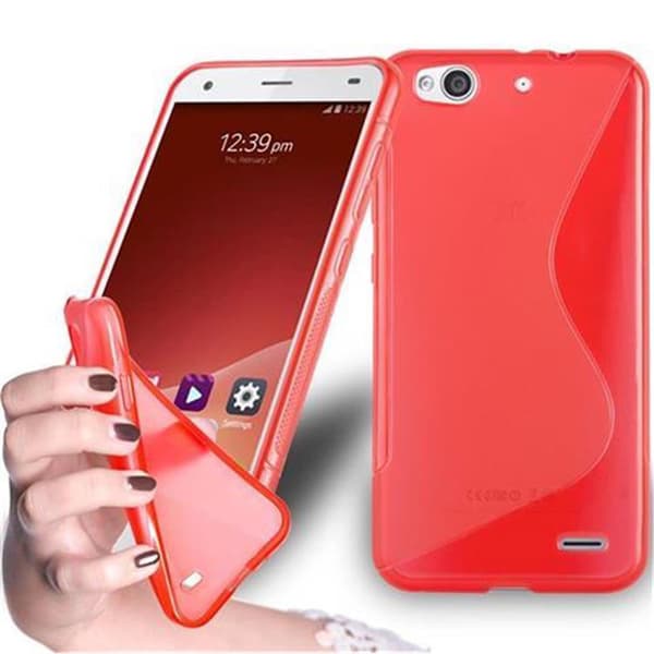 ZTE Blade S6 LUX Skal Fodral Skal Mobilskydd av flexibelt TPU-silikon Case Cover CANDY ÄPPLE RÖD