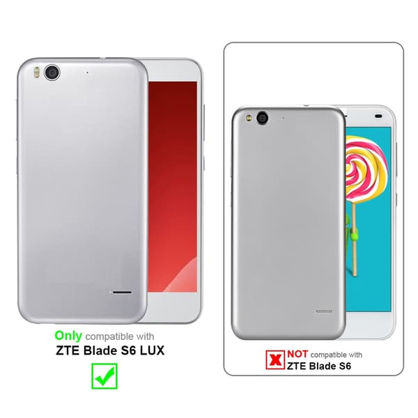 ZTE Blade S6 LUX Skal Fodral Skal Mobilskydd av flexibelt TPU-silikon Case Cover