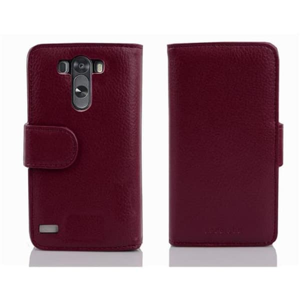 LG G3 Suojakotelo Suojakuori Lompakkokotelo Matkapuhelinkotelo jossa on magneettisuljenta ja 3 korttipaikkaa