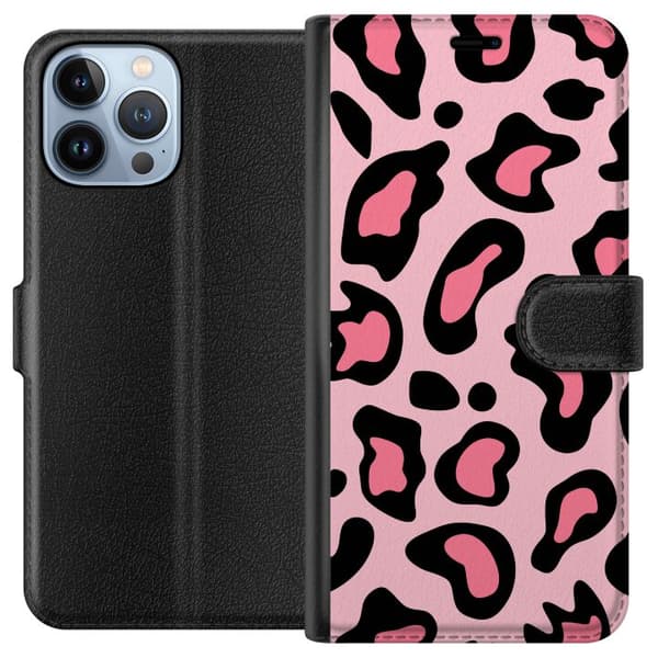 Apple iPhone 13 Pro Max Lommeboketui Rosa mønster