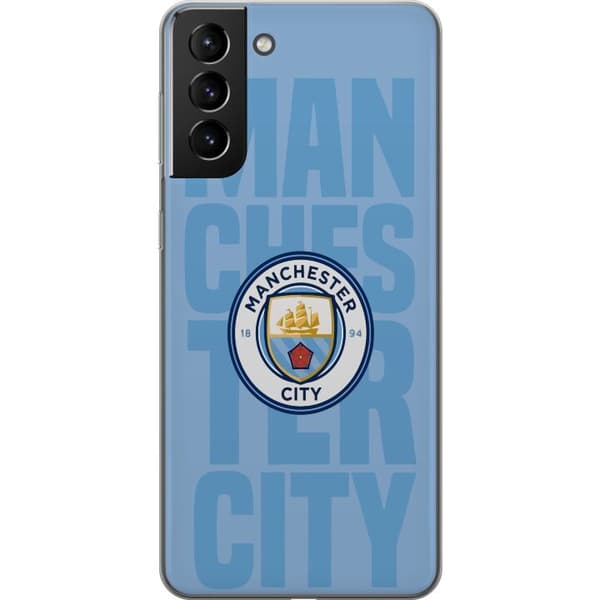 Samsung Galaxy S21+ 5G Gjennomsiktig deksel Manchester City