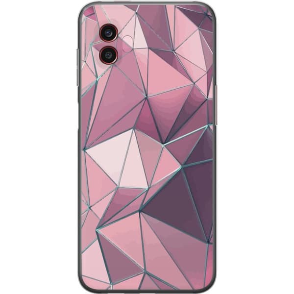 Samsung Galaxy Xcover6 Pro Gjennomsiktig deksel Rosa mønster