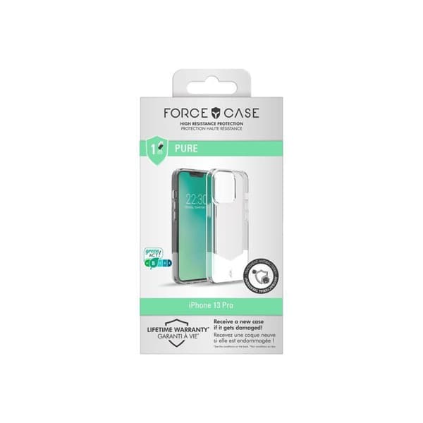 Coque - PURE - iPhone 13 Pro - Förstärkt - Livstidsgaranti - Transparent