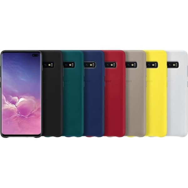 Samsung S10 + Läderfodral Marinblå