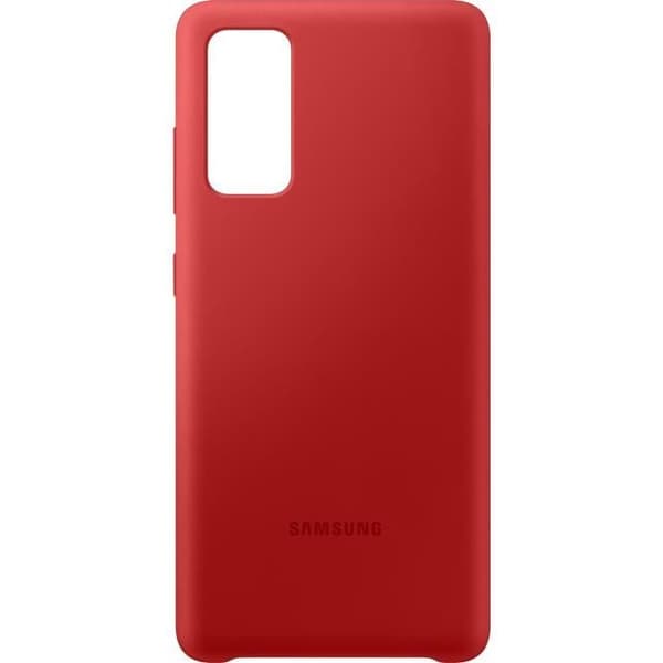 Silicone Fodral - Samsung - G S20FE - Röd - Flexibel - Stötskydd