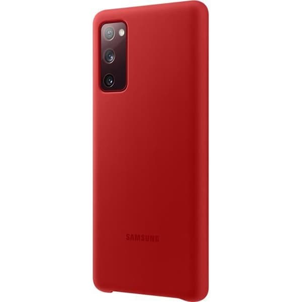 Silicone Fodral - Samsung - G S20FE - Röd - Flexibel - Stötskydd
