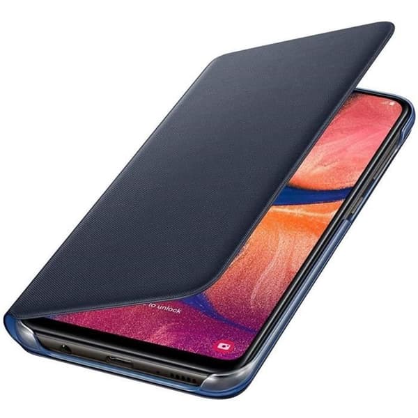 Flip Wallet Galaxy A20e Svart