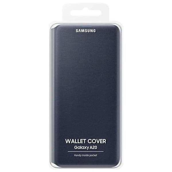 Flip Wallet Galaxy A20e Svart