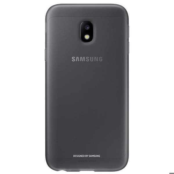 Mjukt fodral - Samsung - Galaxy J3 2017 - Svart - Silikon - Stöt- och repskydd