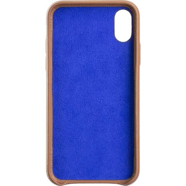 Hårt skal Beetle Fodral i kamelläder för iPhone XR