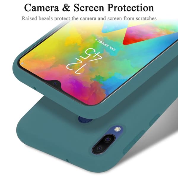 Samsung Galaxy M10s Cover Etui Case (Grøn)