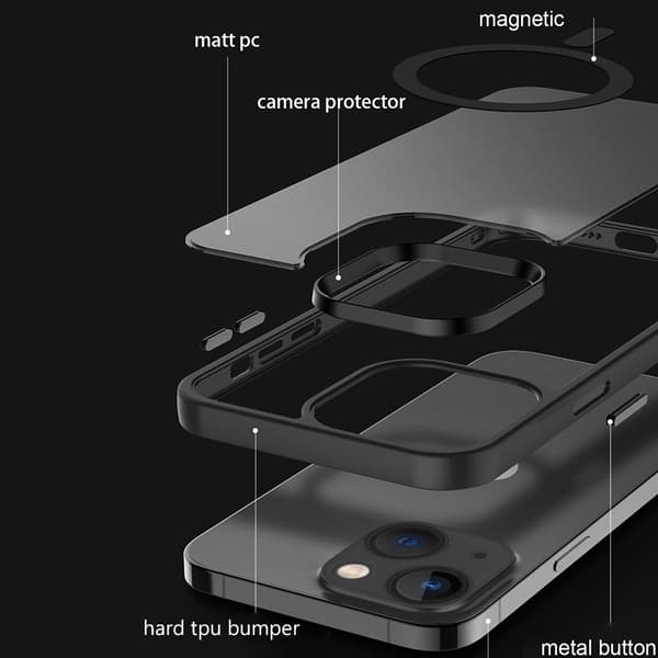 iPhone 13 Deksel kompatibel med Magsafe