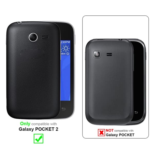 Samsung Galaxy POCKET 2 Deksel Etui Universal med belteklips