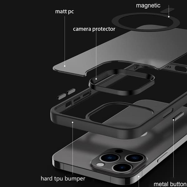 iPhone 12 PRO MAX Skal Fodral kompatibel med MagSafe