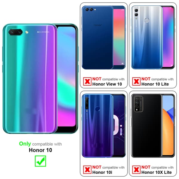 Honor 10 Deksel Etui Universal med belteklips
