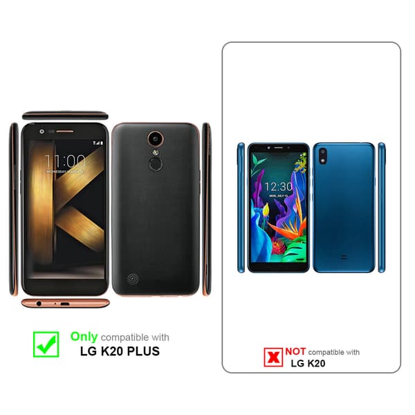 LG K20 PLUS Deksel Etui Universal med belteklips