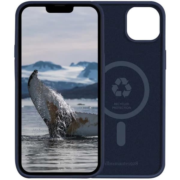Bakre skal - dbramante1928 - Monaco - iPhone 14 Plus - Blå - 75% återvunna material