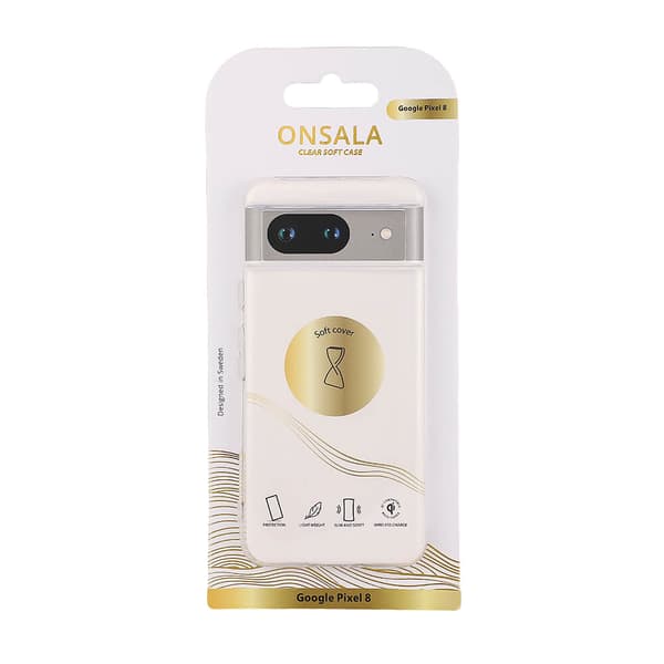 Onsala Google Pixel 8 Deksel Transparent TPU Klar