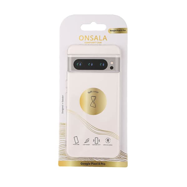 Onsala Google Pixel 8 Pro Kuori Transparent TPU Kirkas