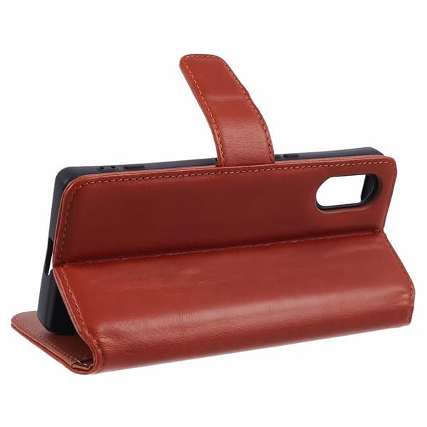 Nordic Covers Sony Xperia 5 V Fodral Essential Leather Maple Brown