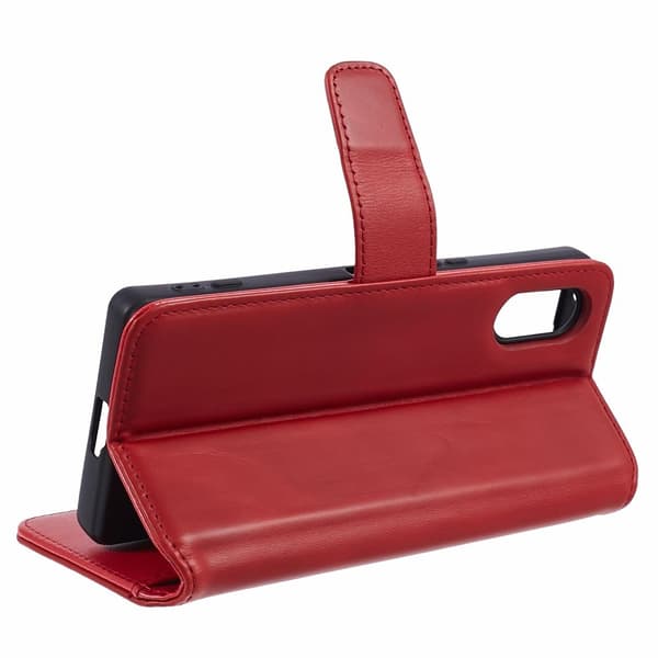 Nordic Covers Sony Xperia 5 V Kotelo Essential Leather Poppy Red