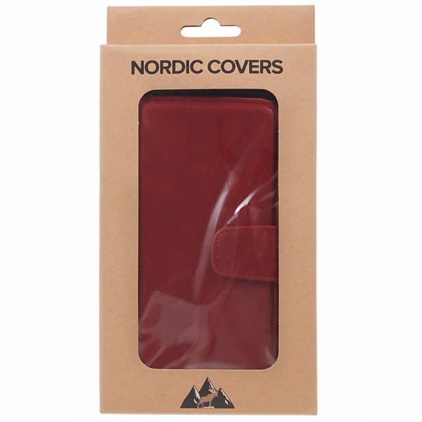 Nordic Covers Sony Xperia 5 V Kotelo Essential Leather Poppy Red