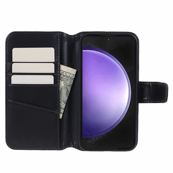 Nordic Covers Samsung Galaxy S23 FE Kotelo MagLeather Raven Black