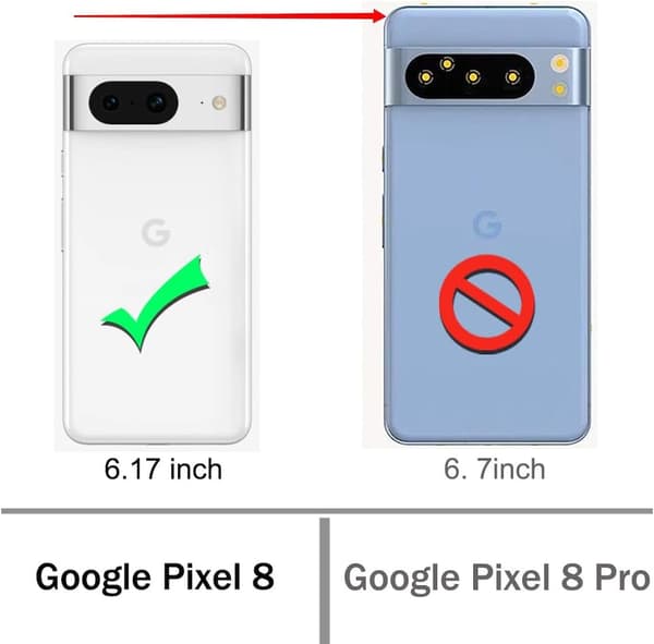 Google Pixel 8 ekstra stødsikkert etui