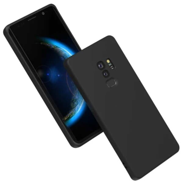 Galaxy S9 Plus Skal Linsskydd Mobilskal 1mm TPU Svart