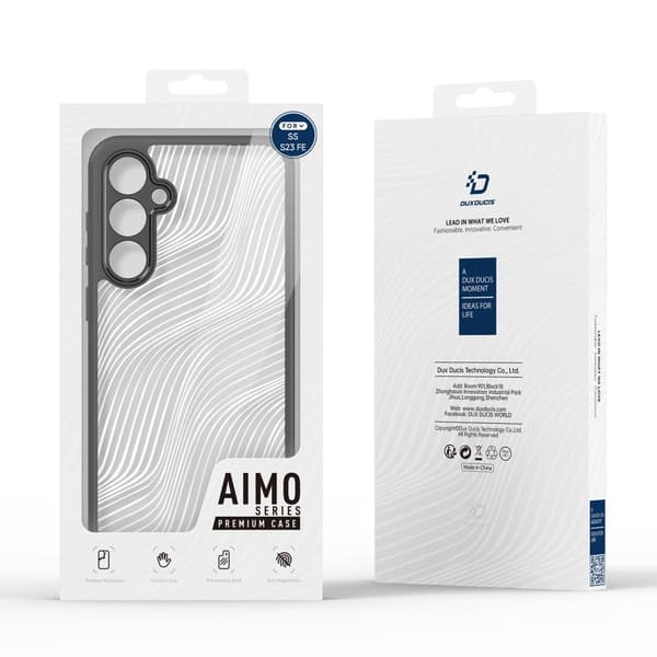 DUX DUCIS Samsung Galaxy S23 FE Cover Aimo Series Sort