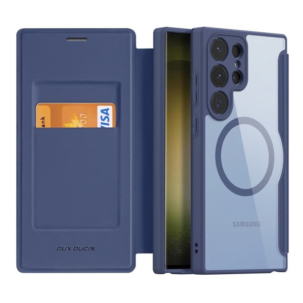 DUX DUCIS Samsung Galaxy S23 Ultra Etui Skin X Pro Series MagSafe Blå