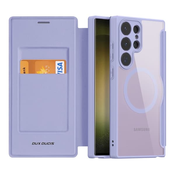 DUX DUCIS Samsung Galaxy S23 Ultra Etui Skin X Pro Series MagSafe Lilla