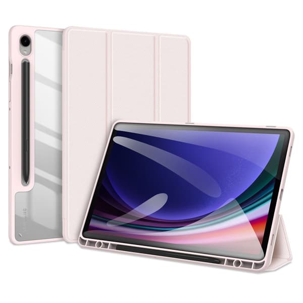 DUX DUCIS Samsung Galaxy Tab S9 FE Kotelo TOBY Series Vaaleanpunainen