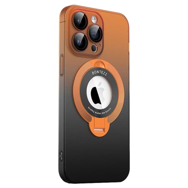 VOERO iPhone 15 Pro Max Skal - Orange / Svart