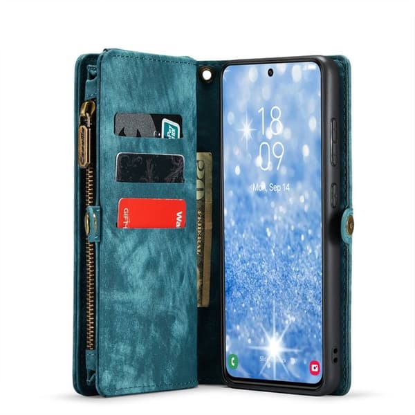 CaseMe puhelimenkotelo 008 8-kortti Samsung Galaxy S24 - Sininen