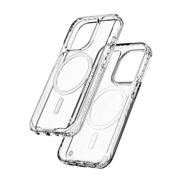 Clckr iPhone 15 Pro Skal Diamond MagSafe Transparent Klar