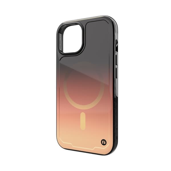 Clckr iPhone 15 Kuori Onyx MagSafe Copper