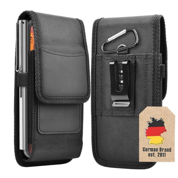 Fodral kompatibel med Samsung Galaxy XCover PRO med bältesklämma Skyddsfodral med karbinhake Skal med pennhållare